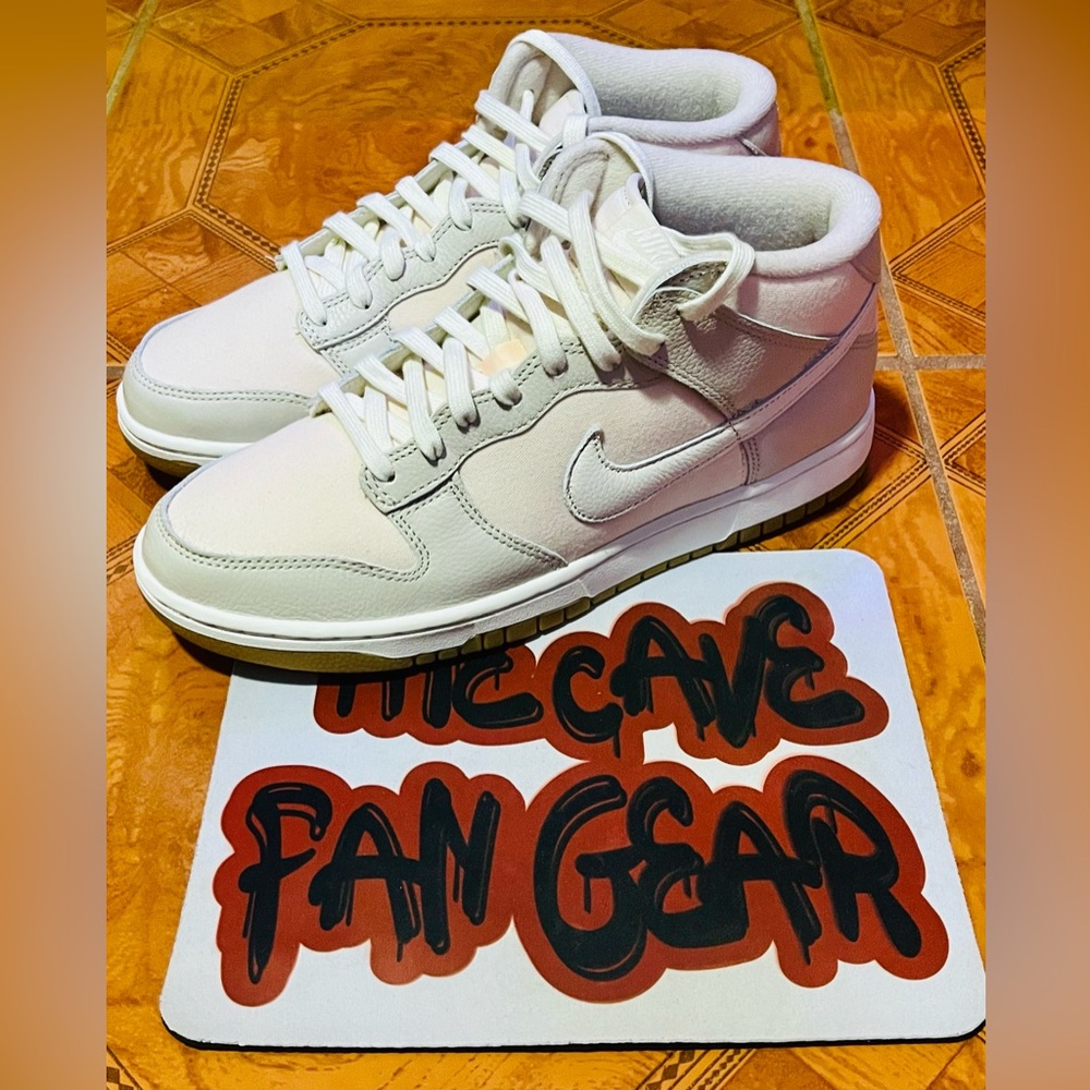 Nike Dunk Mid 'Light Orewood Brown Gum' New No Box 9.5M.